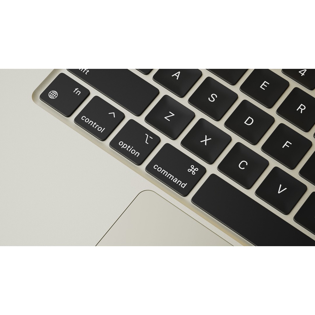 Apple 2023 M2 MacBook Air 3D Model – High Quality, 15 in, PBR Textures - View 8