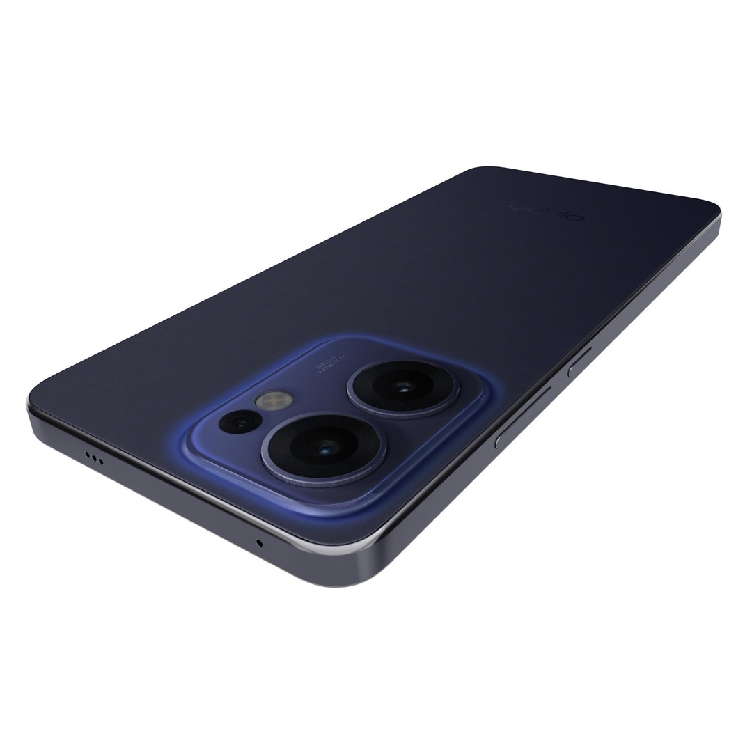 OPPO Reno13 F 5G Luminous Blue 3D Model – High Poly PBR Asset, FBX - View 17