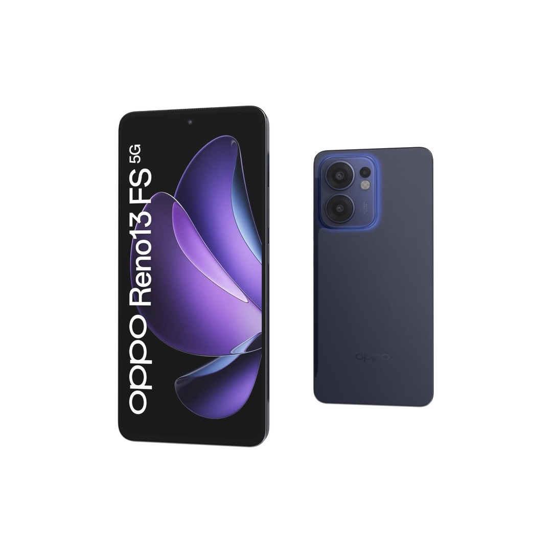 OPPO Reno13 F 5G Luminous Blue 3D Model – High Poly PBR Asset, FBX - View 8