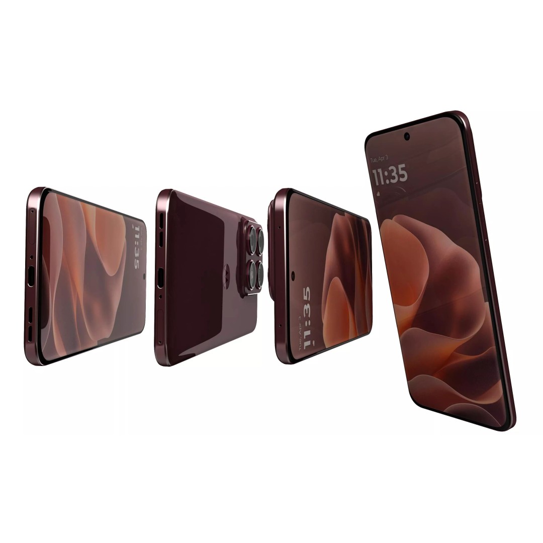 Motorola Edge 70 Pro Silk 3D Model – Low Poly Game Asset, FBX/OBJ - View 10