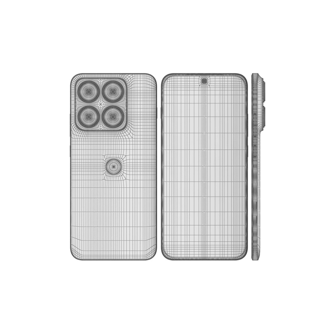 Motorola Edge 70 Pro Silk 3D Model – Low Poly Game Asset, FBX/OBJ - View 19