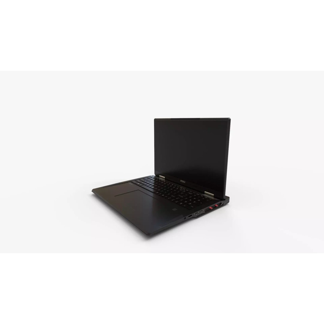 MSI Raider GE78 HX Gaming Laptop 3D Model – High-Quality PBR Asset, FBX, OBJ - View 8