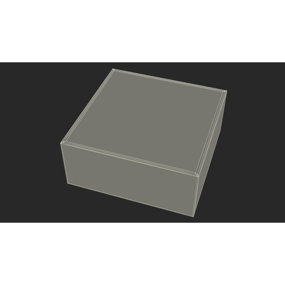 Box AirPods Pro 3D Model – High-Quality Cardboard Packaging Asset, FBX, OBJ