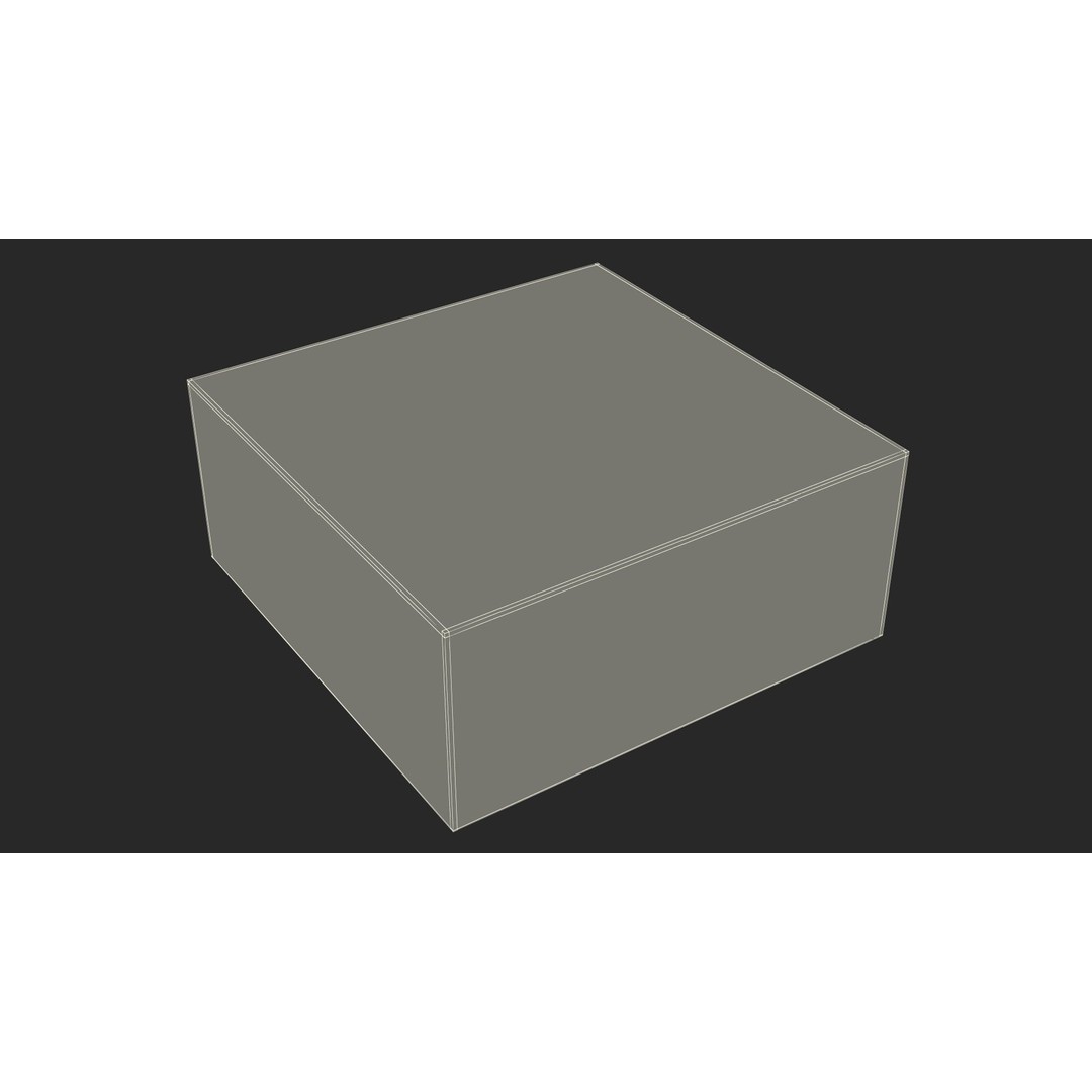 Box AirPods Pro 3D Model – High-Quality Cardboard Packaging Asset, FBX, OBJ - View 25