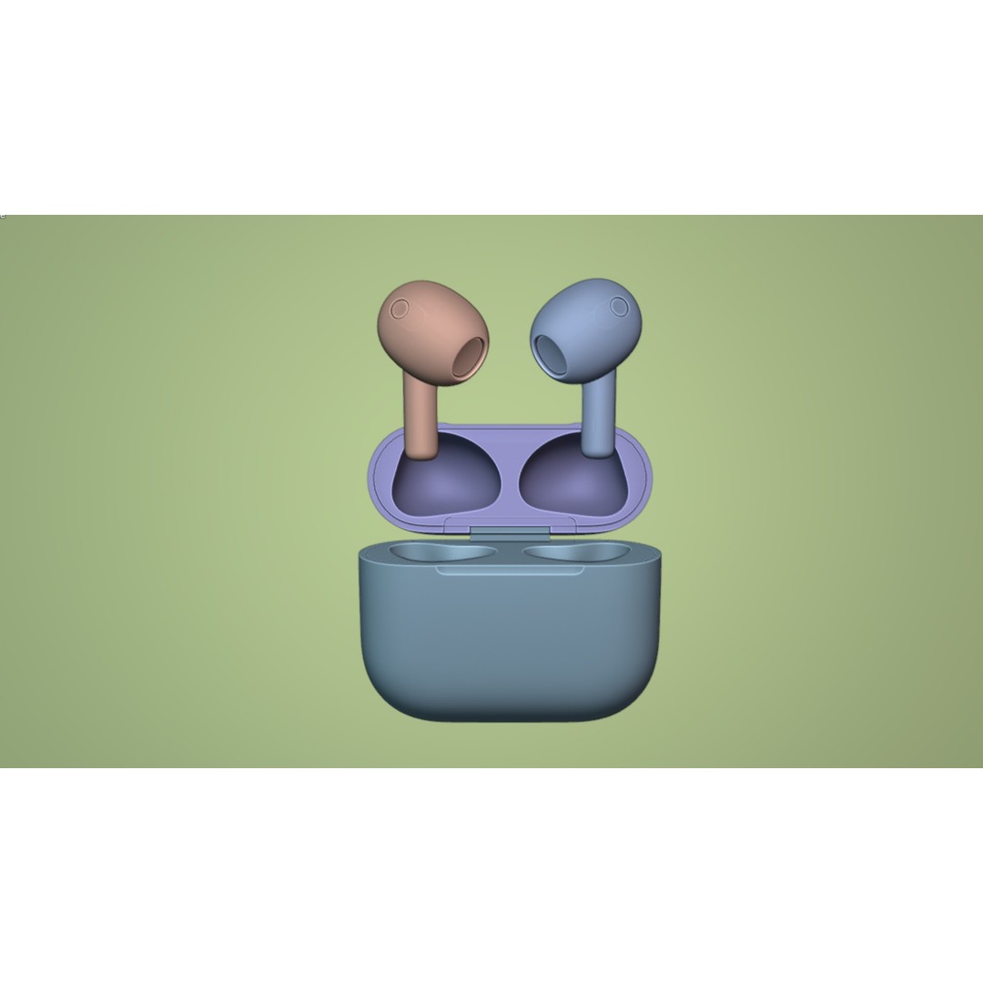Apple AirPods 3D Model – High Poly PBR Textures, FBX & OBJ Formats - View 12