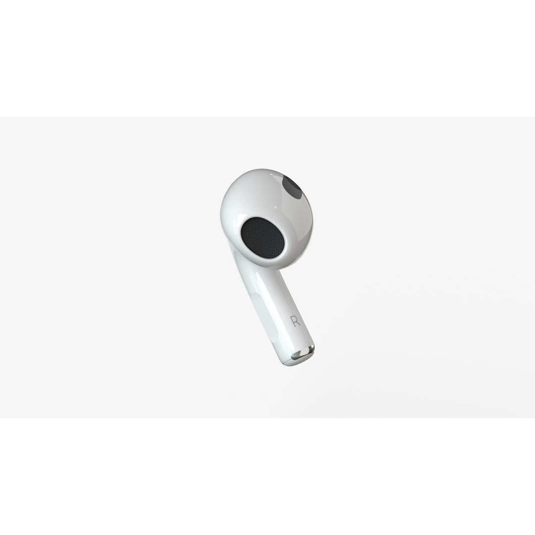 Apple AirPods 3D Model – High Poly PBR Textures, FBX & OBJ Formats - View 5