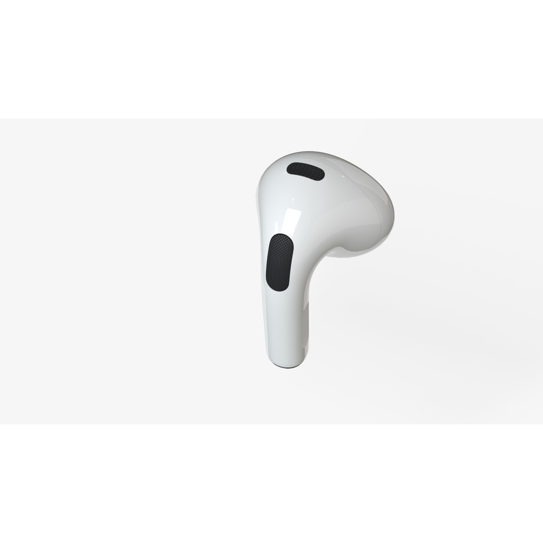 Apple AirPods 3D Model – High Poly PBR Textures, FBX & OBJ Formats - View 6