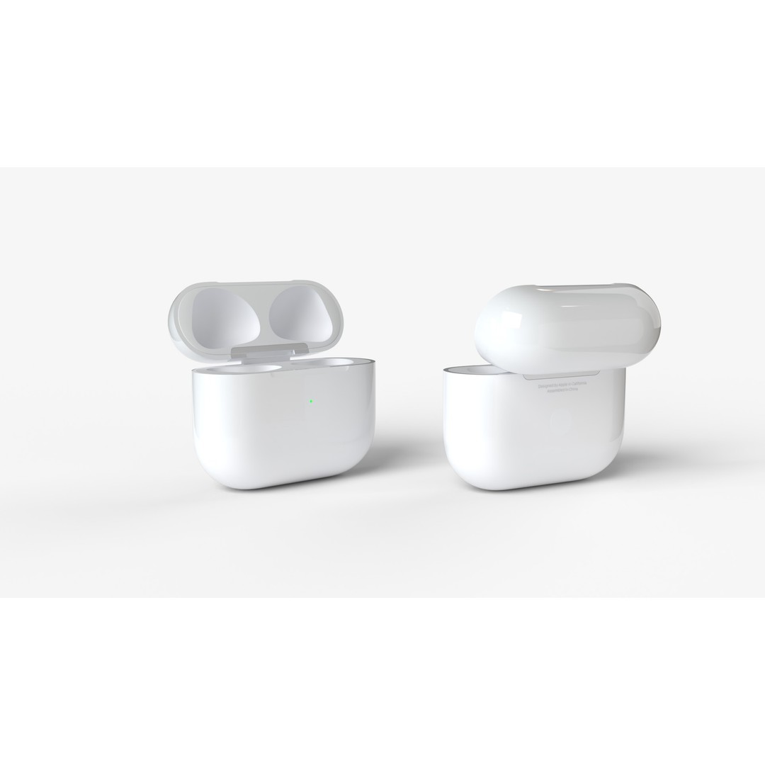 Apple AirPods 3D Model – High Poly PBR Textures, FBX & OBJ Formats - View 7