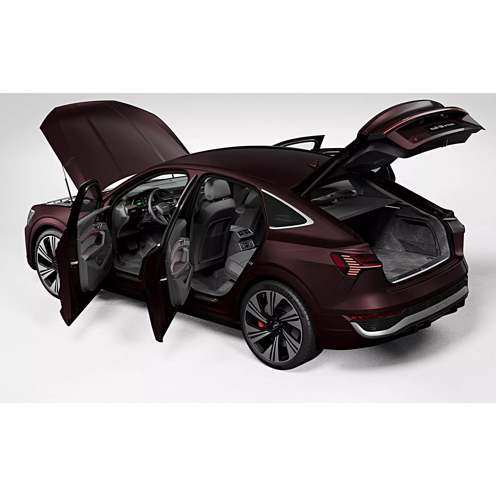 2024 Audi Q8 Sportback e-tron quattro - Game-Ready 3D Model - View 18