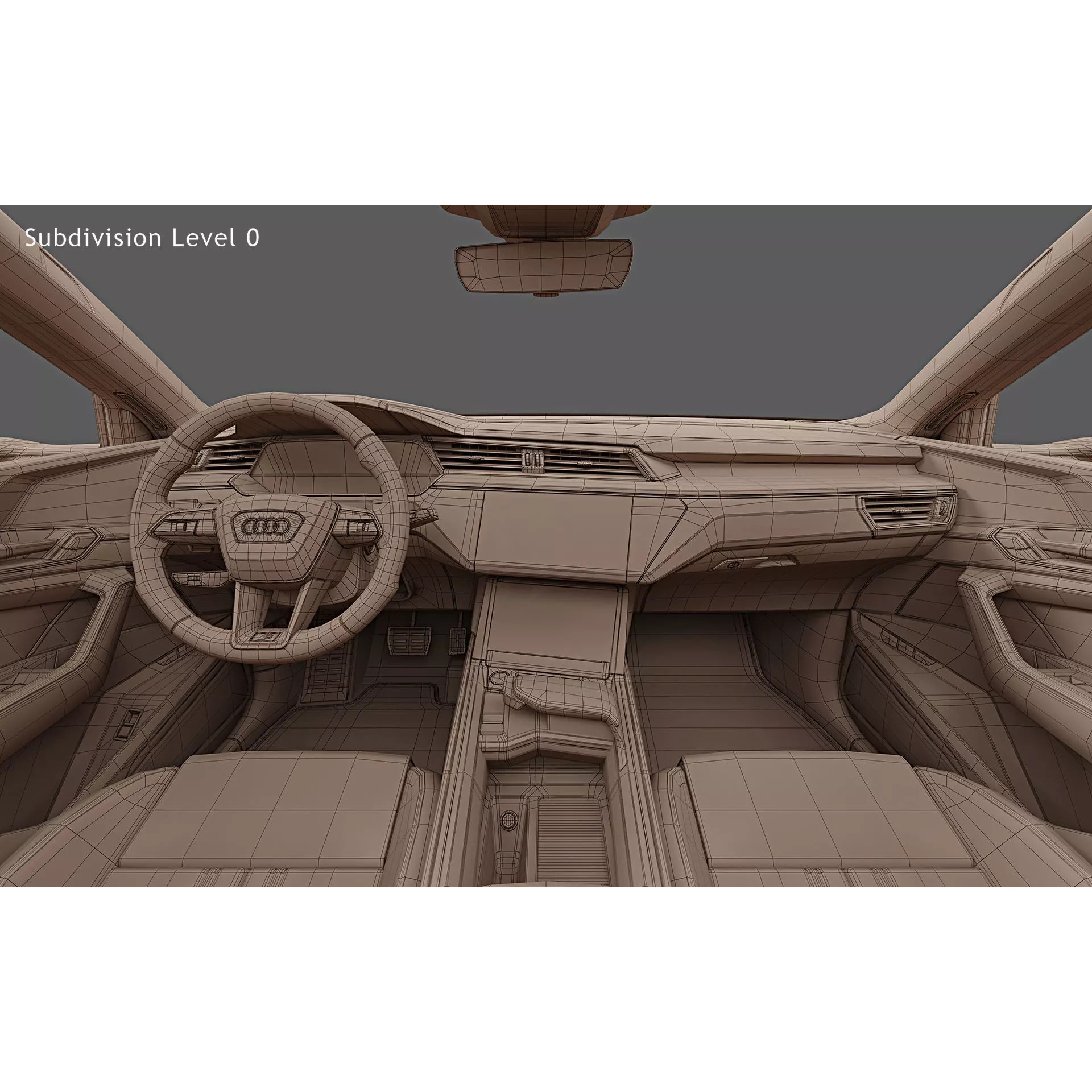 2024 Audi Q8 Sportback e-tron quattro - Game-Ready 3D Model - View 29