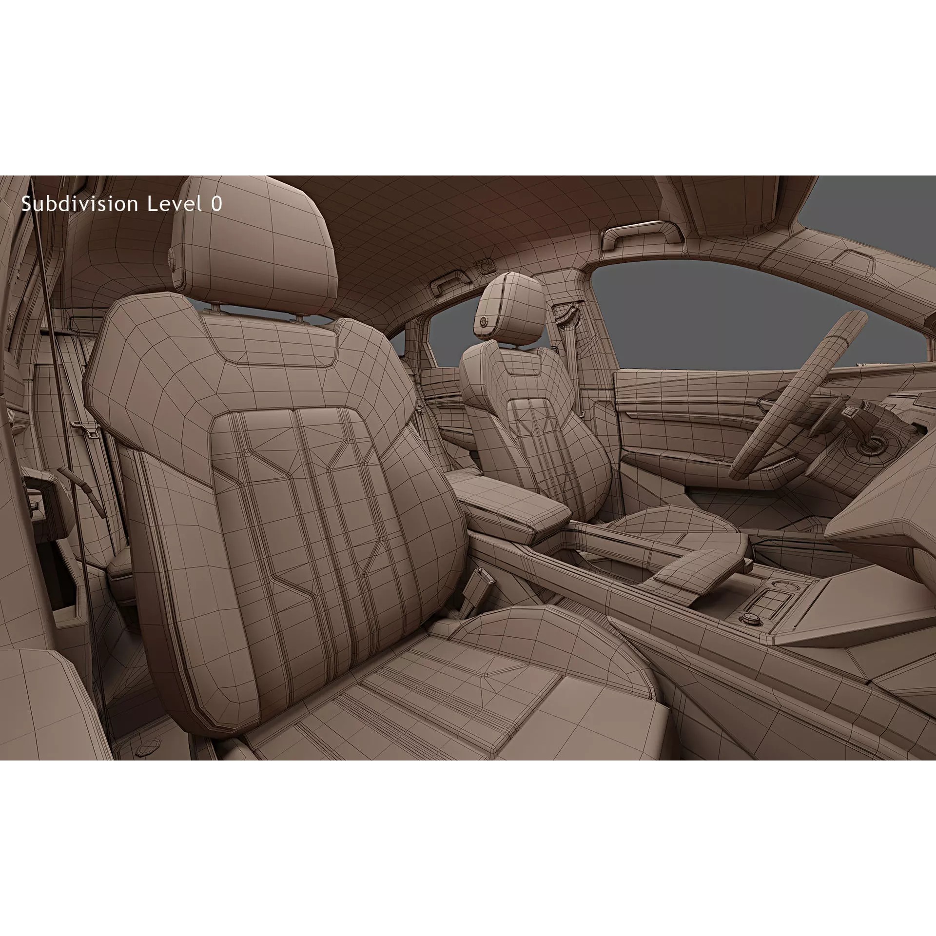 2024 Audi Q8 Sportback e-tron quattro - Game-Ready 3D Model - View 30