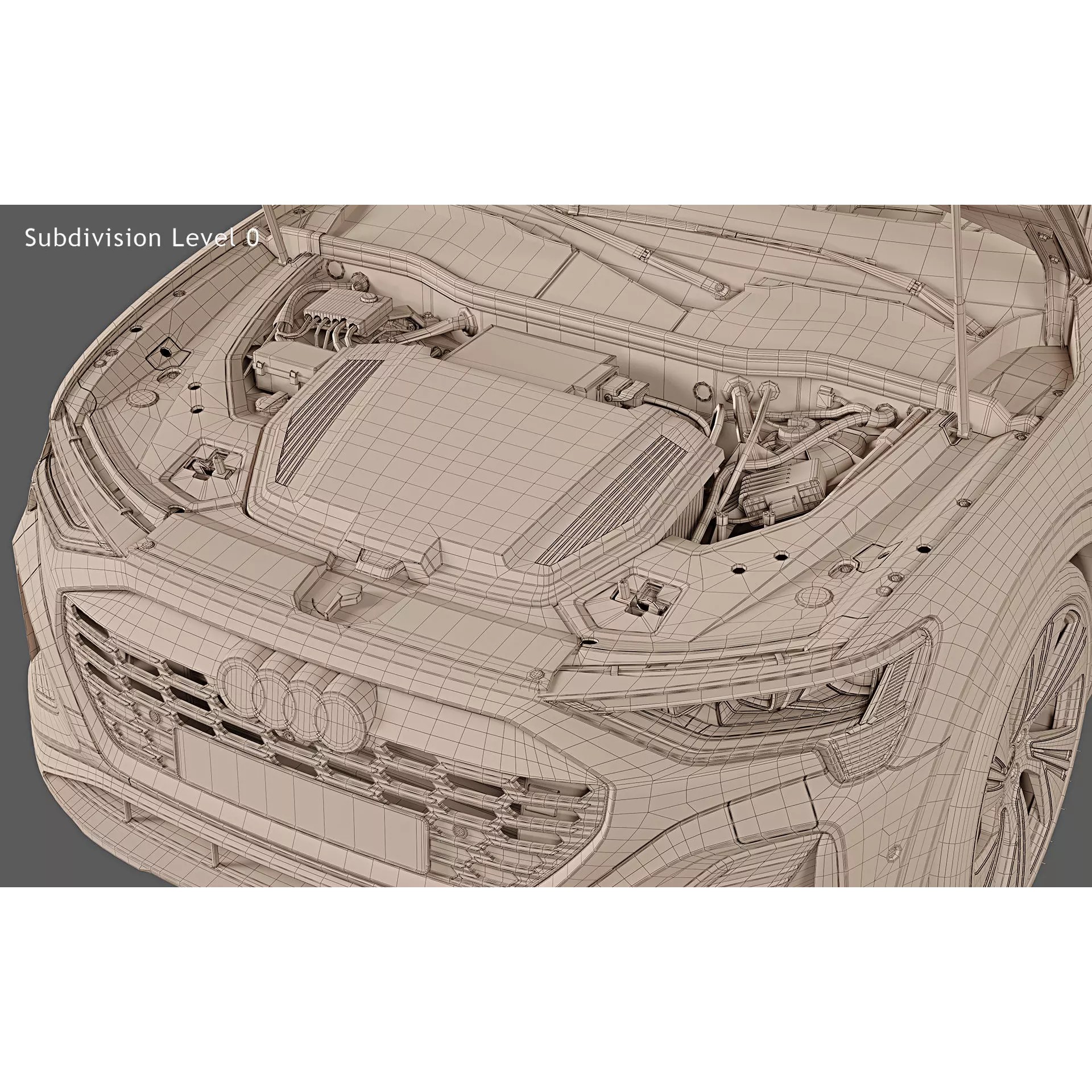 2024 Audi Q8 Sportback e-tron quattro - Game-Ready 3D Model - View 33