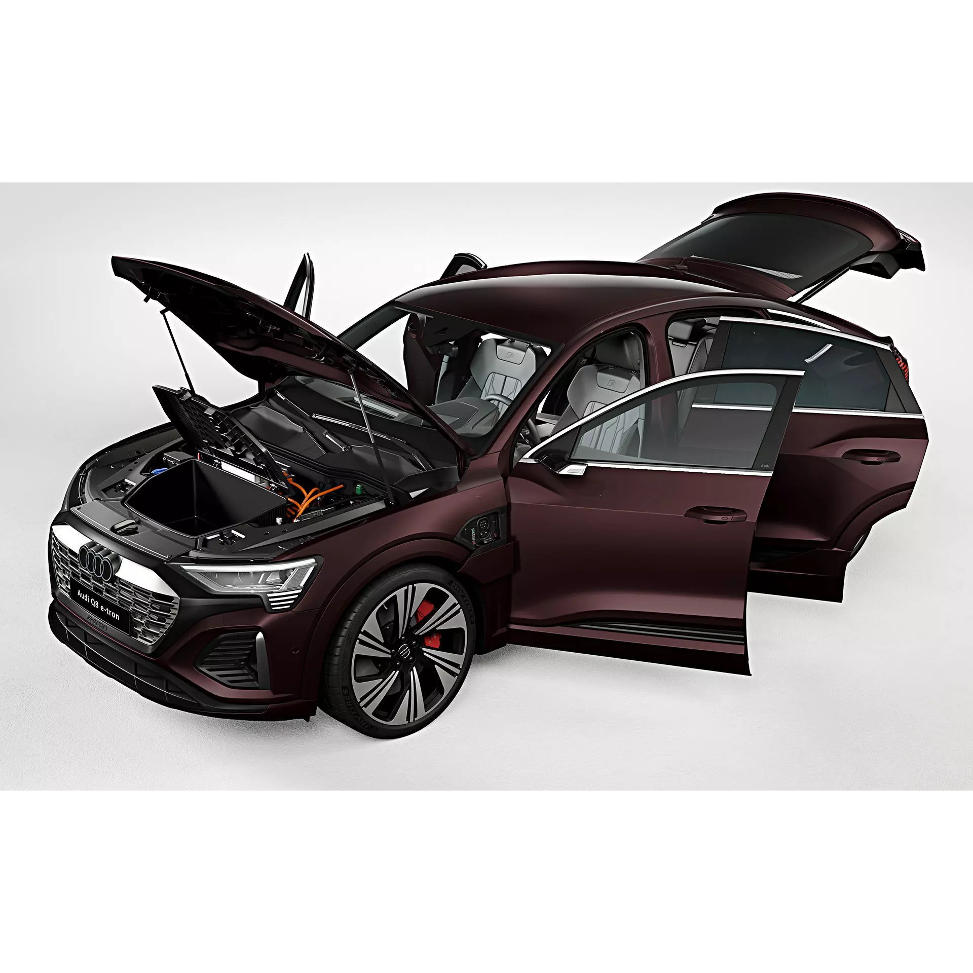 2024 Audi Q8 Sportback e-tron quattro - Game-Ready 3D Model - View 4