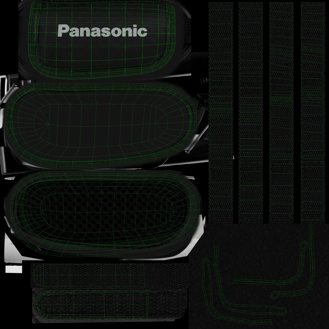 Panasonic AG-AC160A 3D Model – Low Poly Professional Camcorder, FBX, OBJ