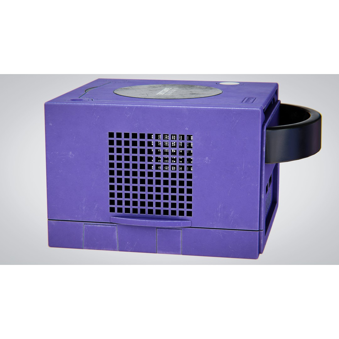 Nintendo GameCube Console 3D Model – Vintage Game Asset, FBX, OBJ - View 8