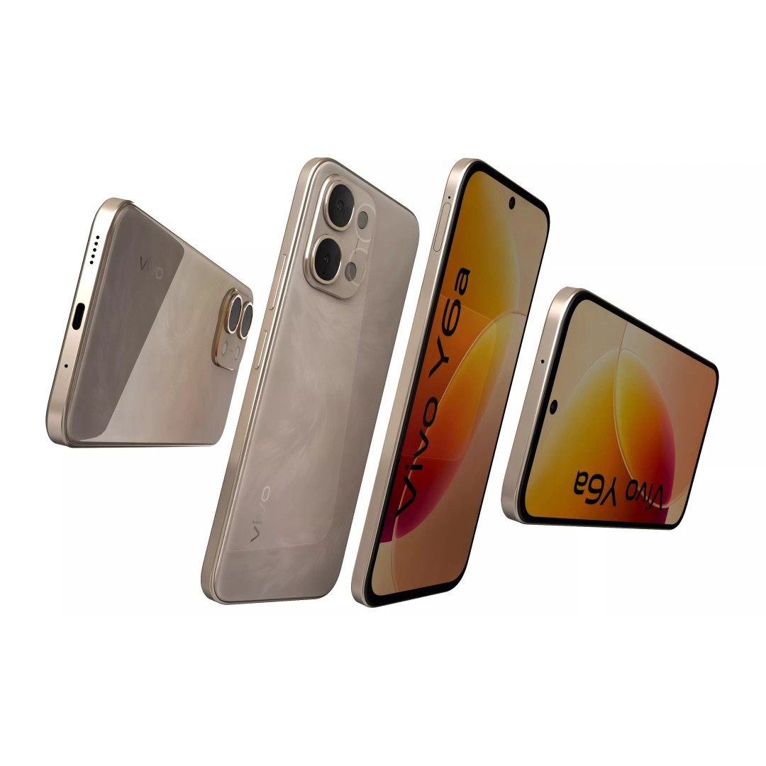 Vivo Y6a Phoenix Gold 3D Model – High Poly PBR Asset, FBX & OBJ - View 11