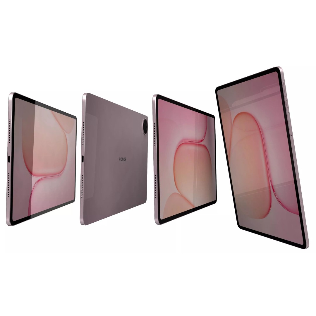 Honor Pad 20 3D Model – High Poly Dazzling Pink Electronics Asset, 3DS Max - View 13
