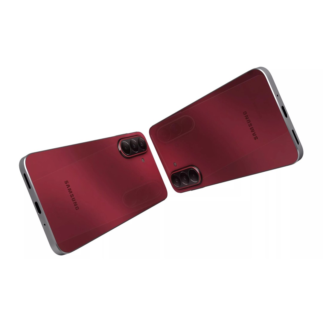 Samsung Galaxy M47 Red 3D Model – High Poly Game Asset, FBX & OBJ - View 10