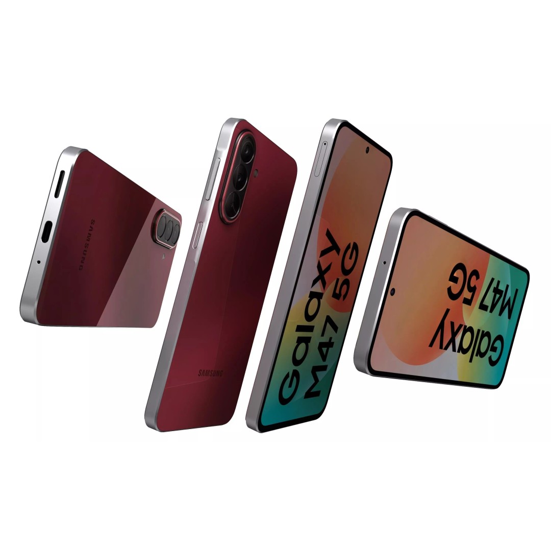 Samsung Galaxy M47 Red 3D Model – High Poly Game Asset, FBX & OBJ - View 11