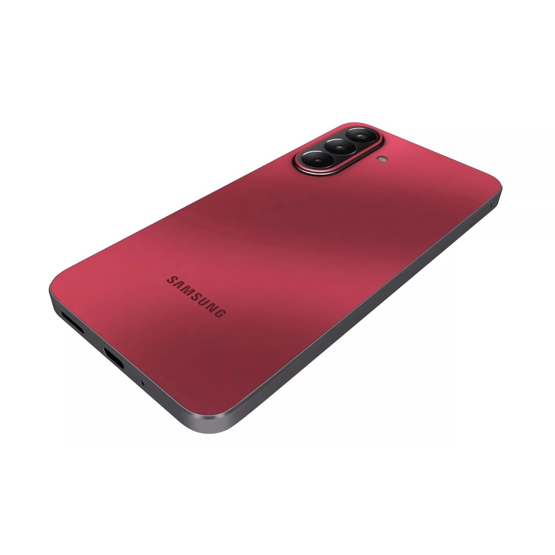 Samsung Galaxy M47 Red 3D Model – High Poly Game Asset, FBX & OBJ - View 16