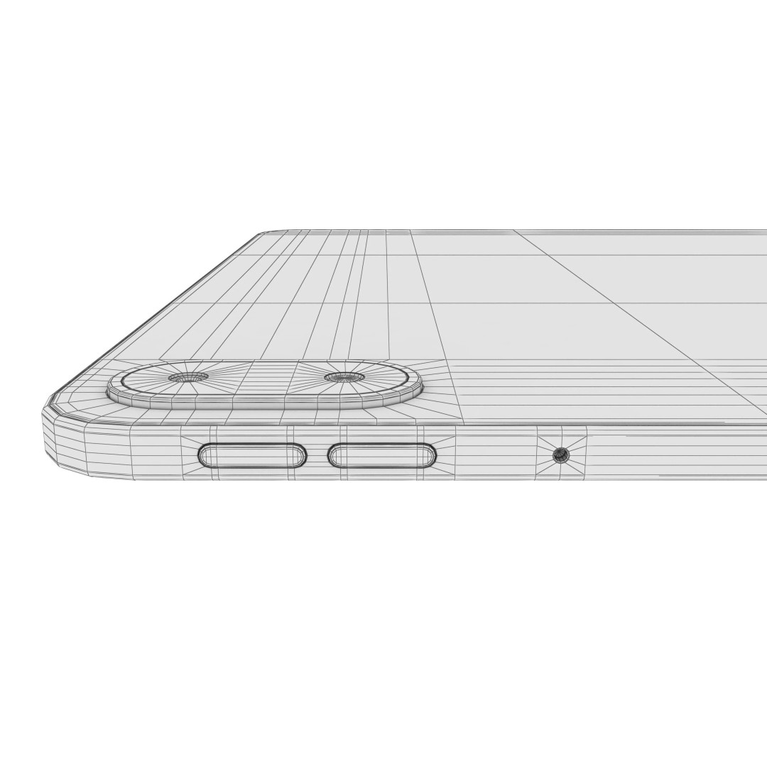 OnePlus Pad 3 Pro 3D Model – Dark Brown & Light Green, V-Ray Materials