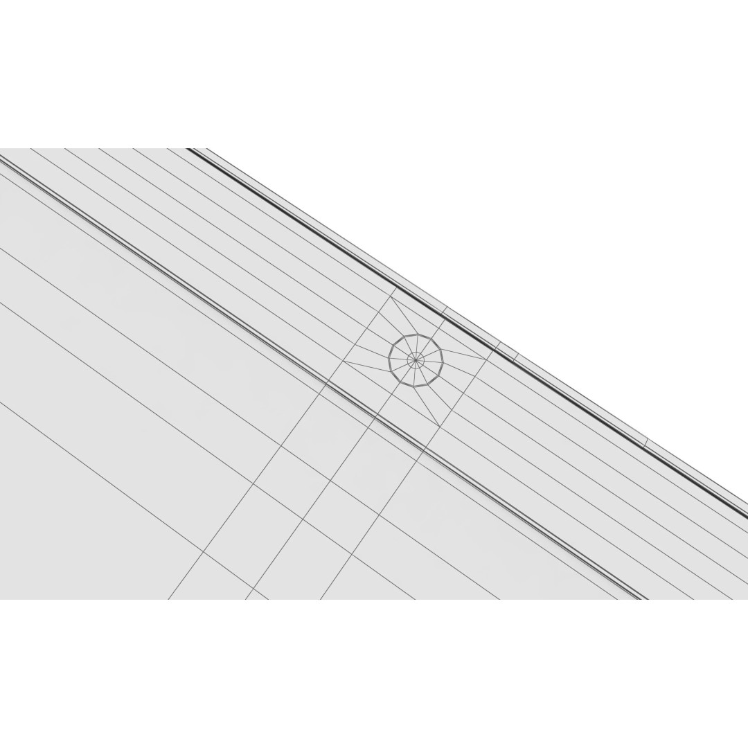 OnePlus Pad 3 Pro 3D Model – Dark Brown & Light Green, V-Ray Materials - View 13