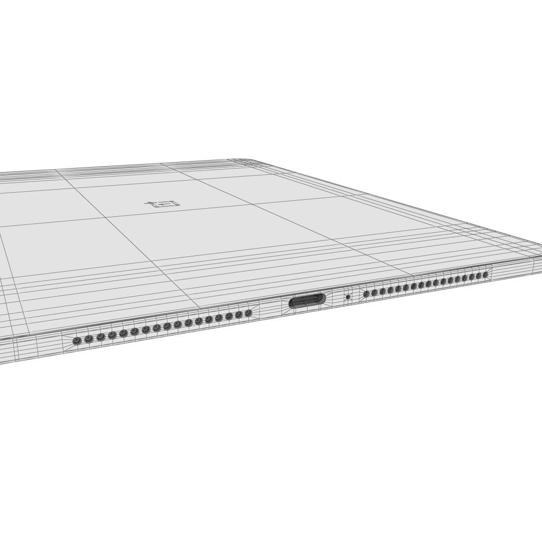 OnePlus Pad 3 Pro 3D Model – Dark Brown & Light Green, V-Ray Materials - View 18