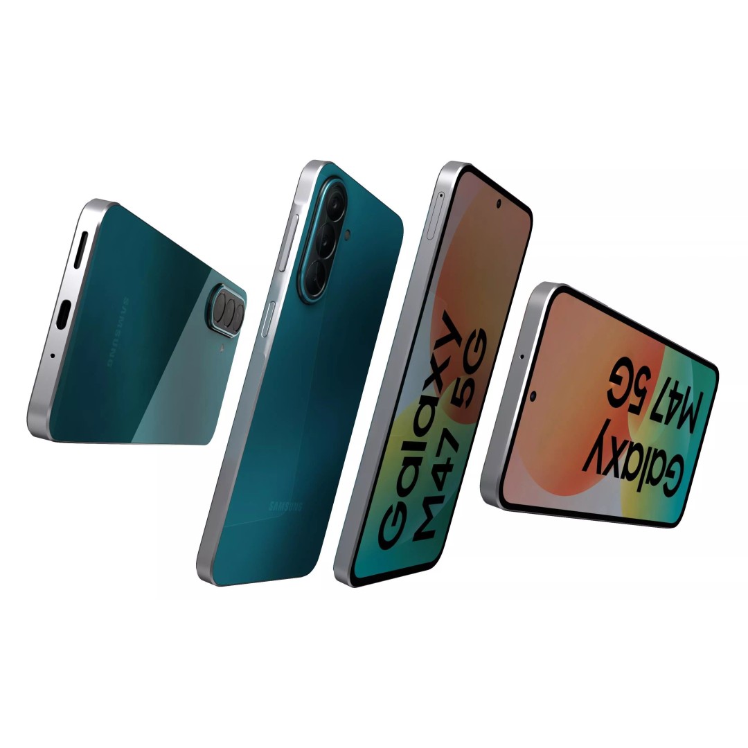 Samsung Galaxy M47 Blue 3D Model – High Poly Game Asset, FBX & OBJ - View 11
