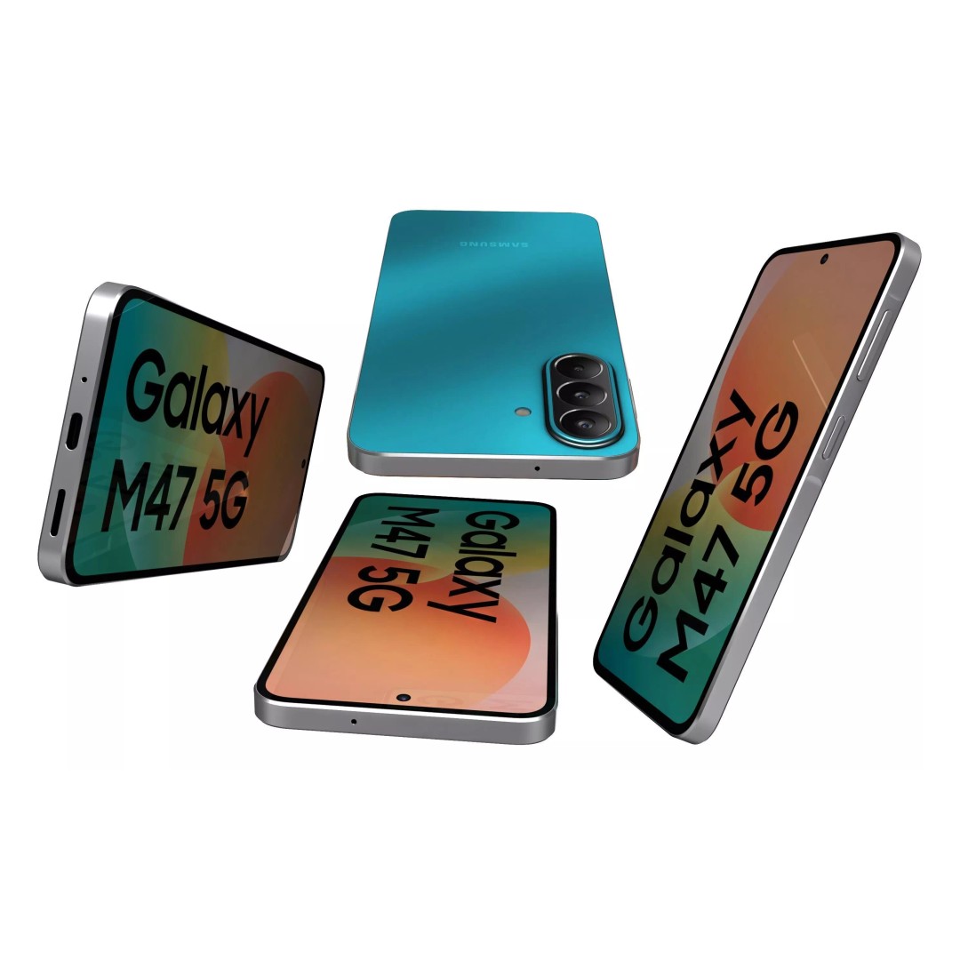 Samsung Galaxy M47 Blue 3D Model – High Poly Game Asset, FBX & OBJ - View 13
