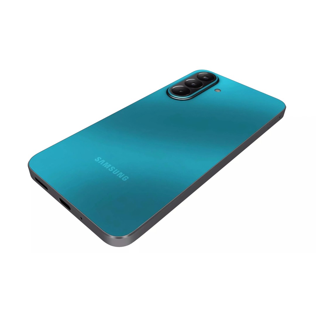 Samsung Galaxy M47 Blue 3D Model – High Poly Game Asset, FBX & OBJ - View 16