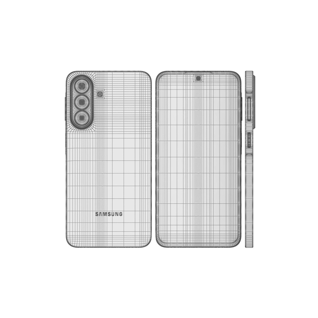 Samsung Galaxy M47 Blue 3D Model – High Poly Game Asset, FBX & OBJ - View 19