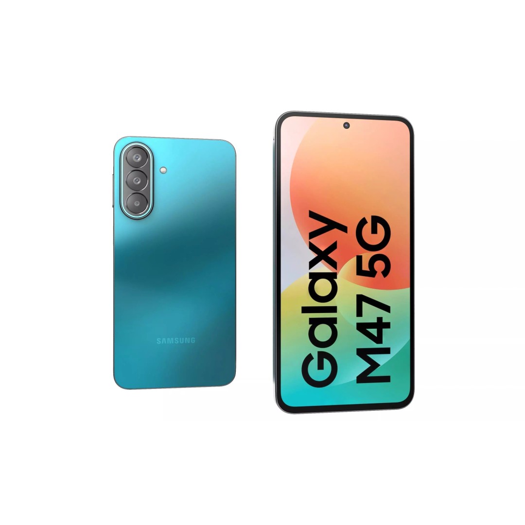 Samsung Galaxy M47 Blue 3D Model – High Poly Game Asset, FBX & OBJ - View 6