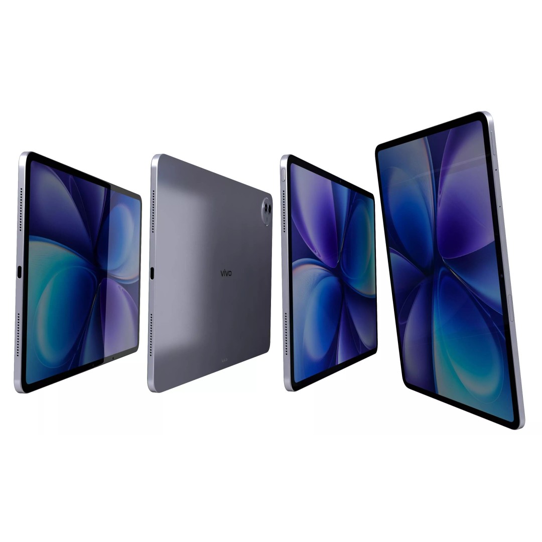 Vivo Pad 6 Pro Purple 3D Model – High Poly Game Asset, FBX & OBJ Formats - View 13