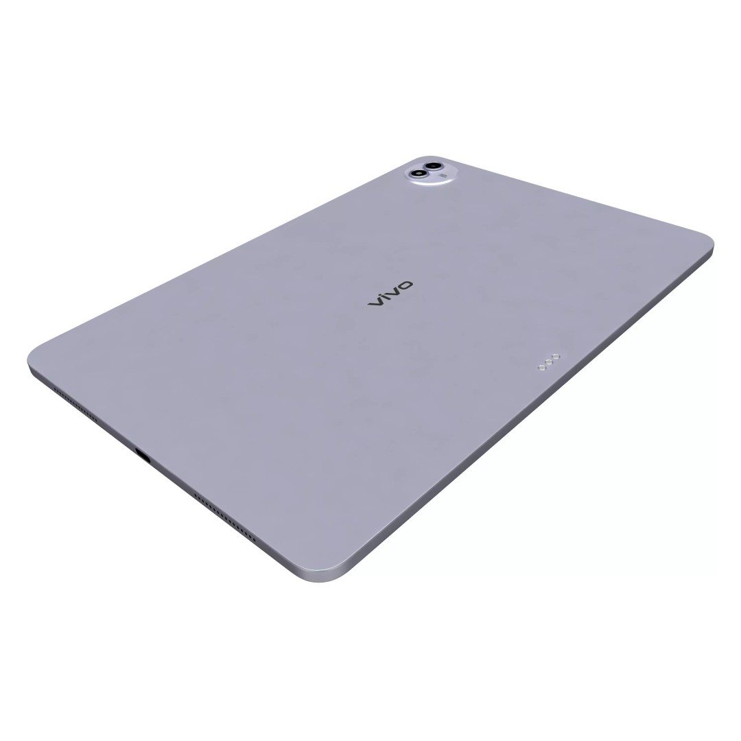 Vivo Pad 6 Pro Purple 3D Model – High Poly Game Asset, FBX & OBJ Formats - View 17
