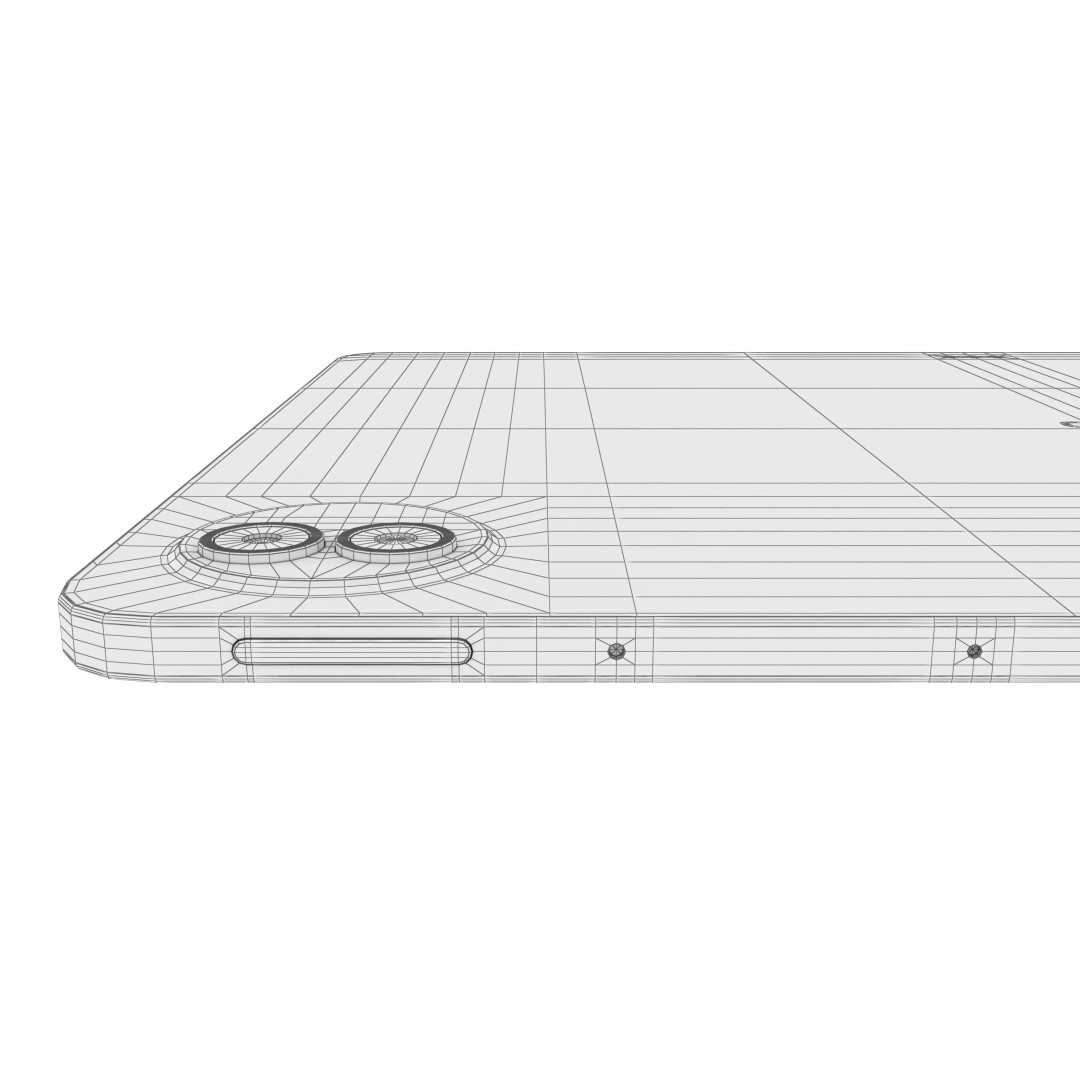 Vivo Pad 6 Pro Purple 3D Model – High Poly Game Asset, FBX & OBJ Formats - View 25