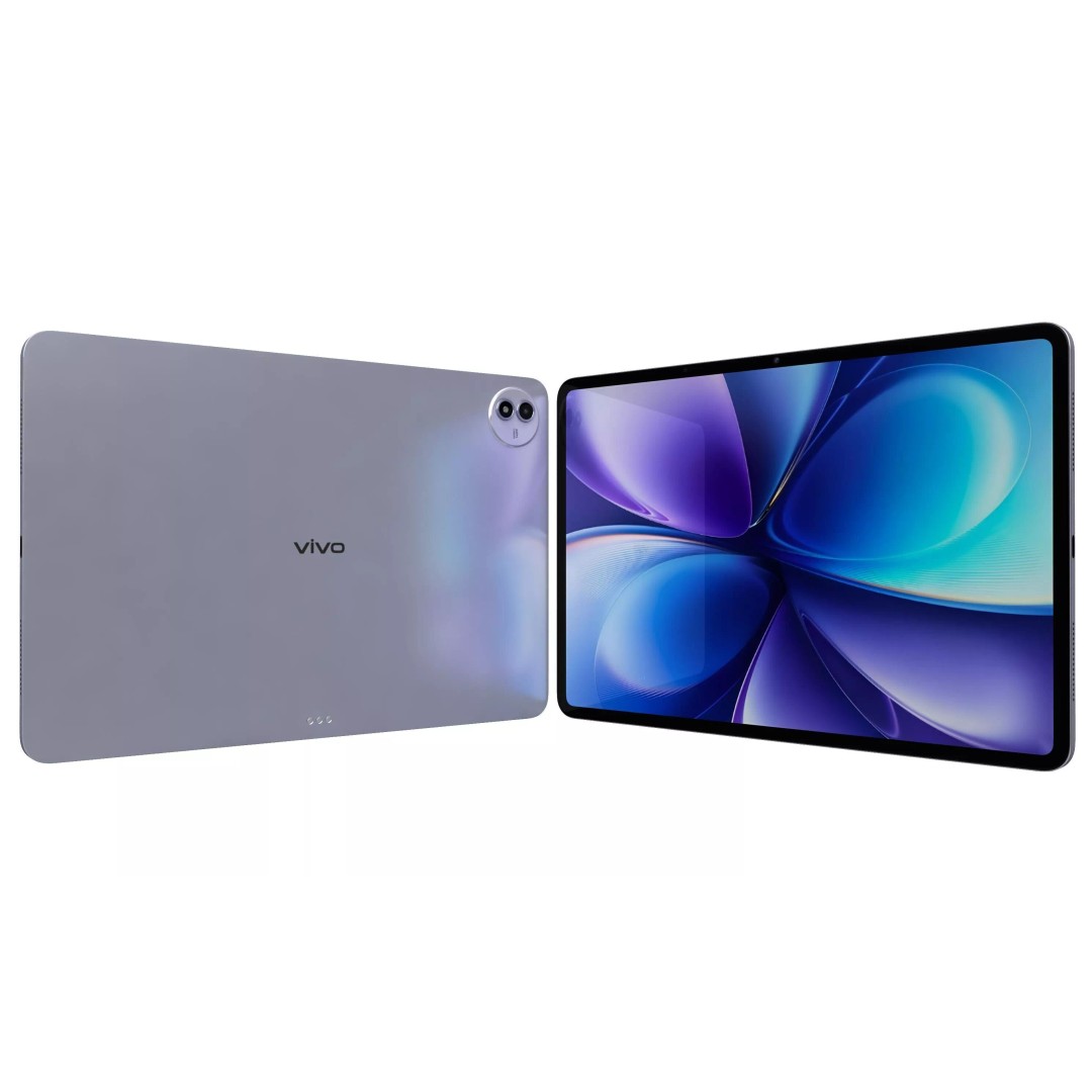 Vivo Pad 6 Pro Purple 3D Model – High Poly Game Asset, FBX & OBJ Formats - View 3