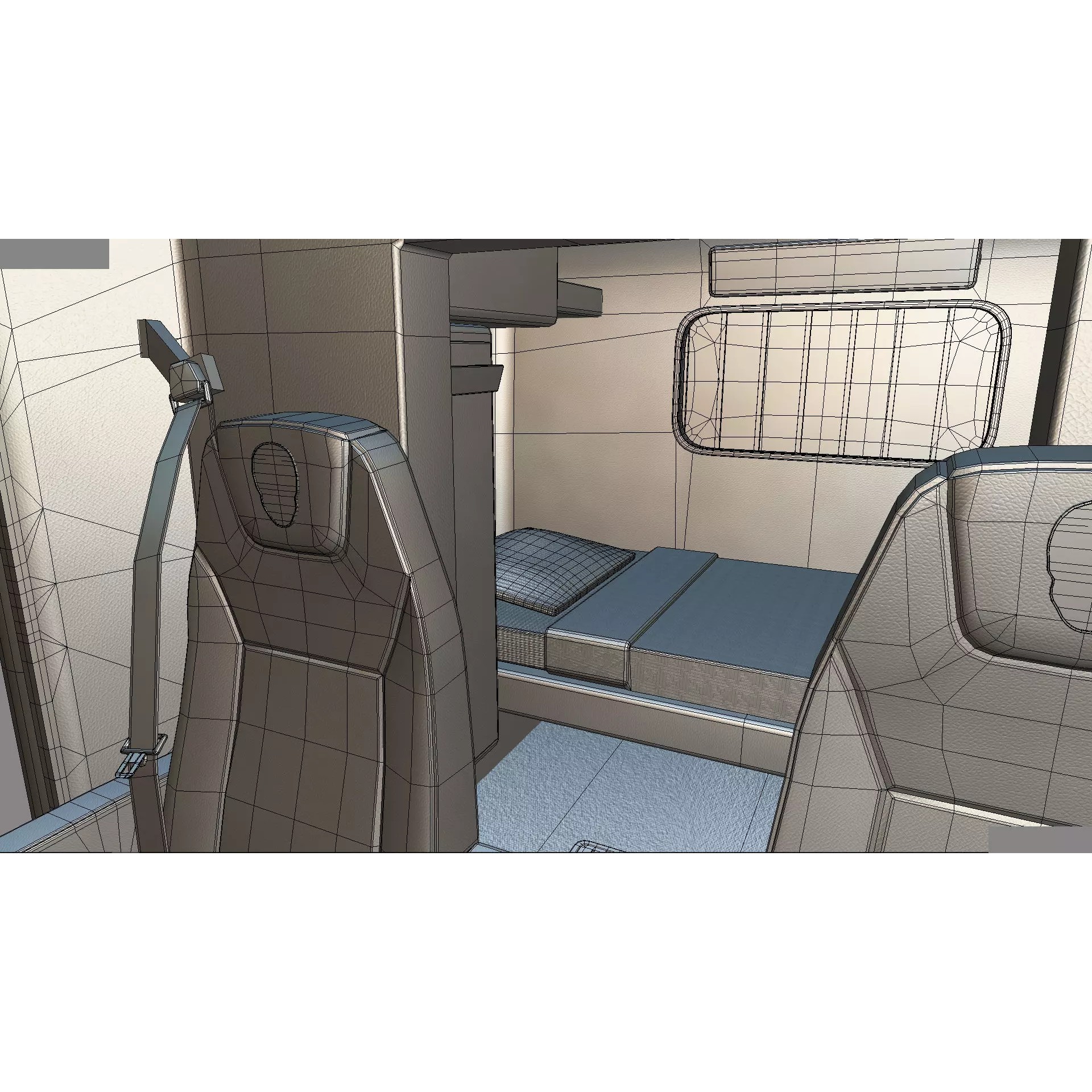 Peterbilt 389 Transfer Dump Truck - Game-Ready 3D Model