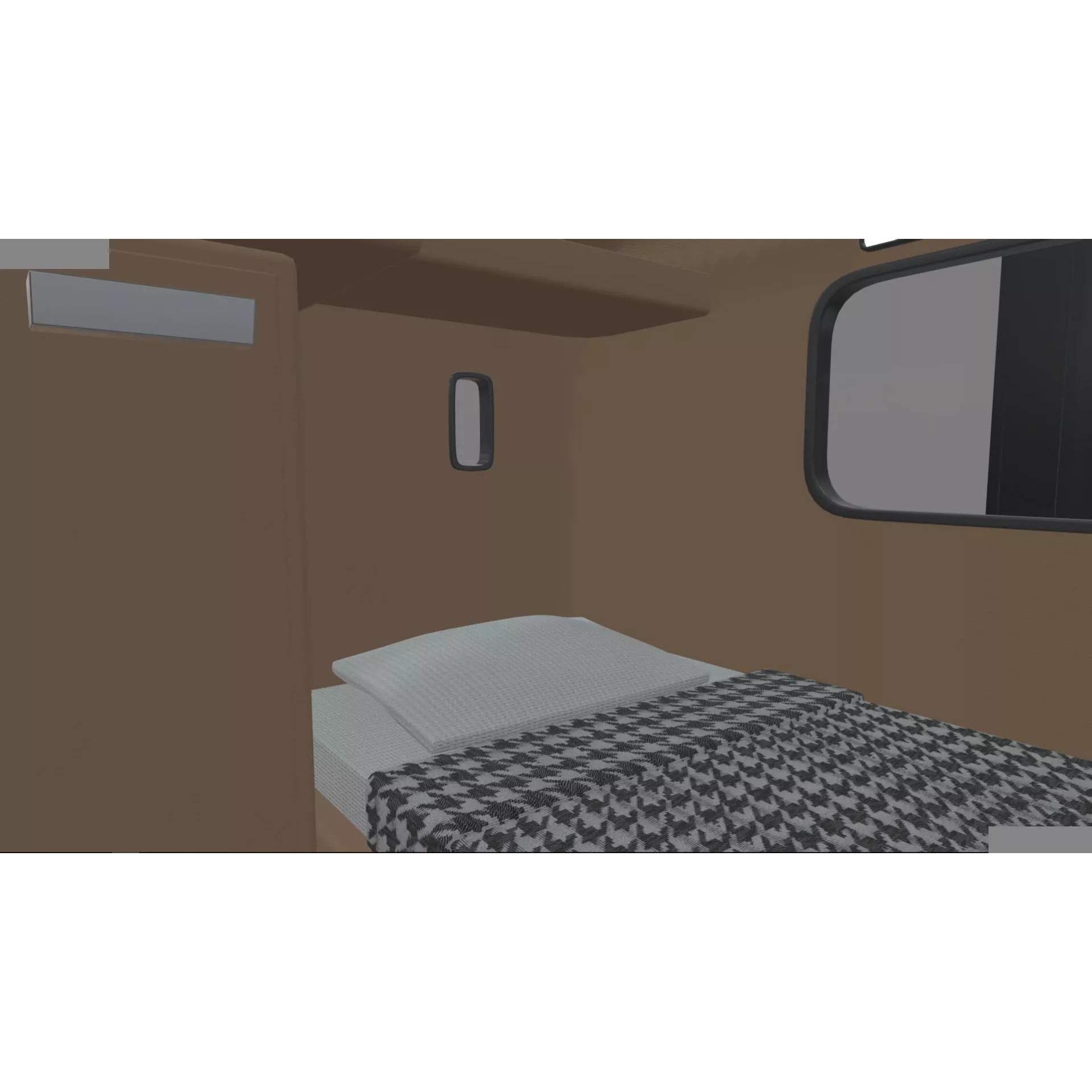 Peterbilt 389 Transfer Dump Truck - Game-Ready 3D Model - View 45