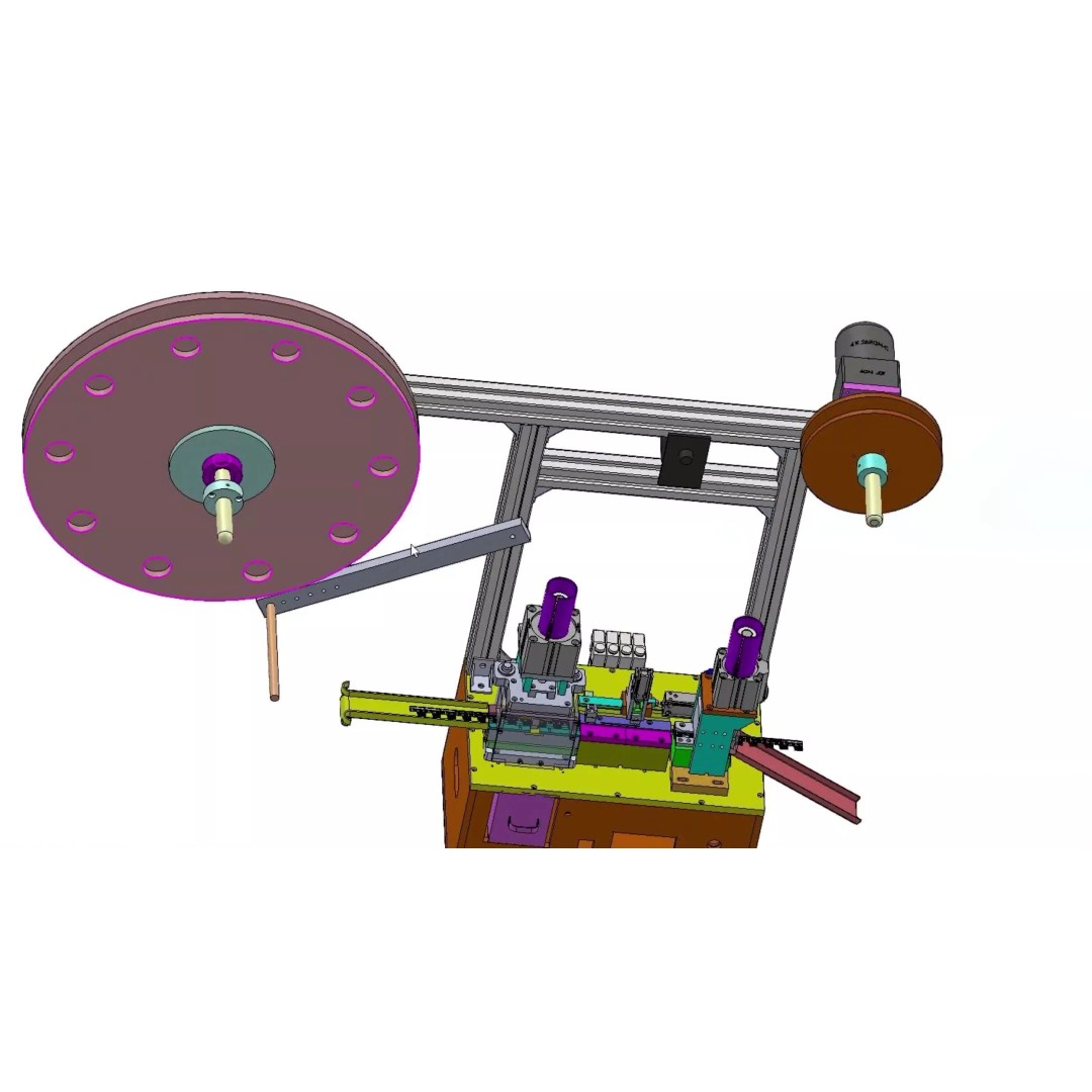 Terminal Cutting Machine 3D Model – Precision Automation for Electronics - View 17