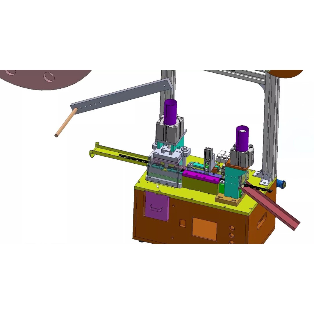 Terminal Cutting Machine 3D Model – Precision Automation for Electronics - View 18