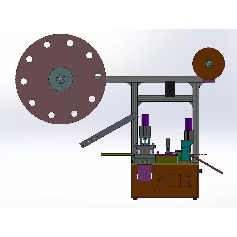 Terminal Cutting Machine 3D Model – Precision Automation for Electronics - View 4