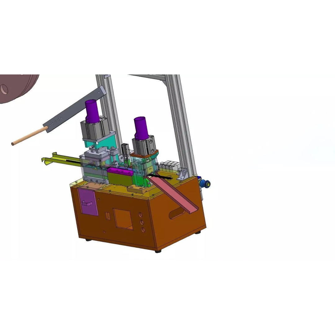 Terminal Cutting Machine 3D Model – Precision Automation for Electronics - View 5