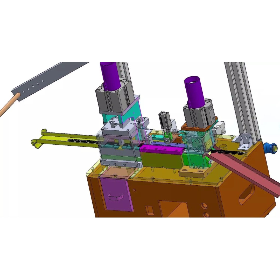 Terminal Cutting Machine 3D Model – Precision Automation for Electronics - View 6
