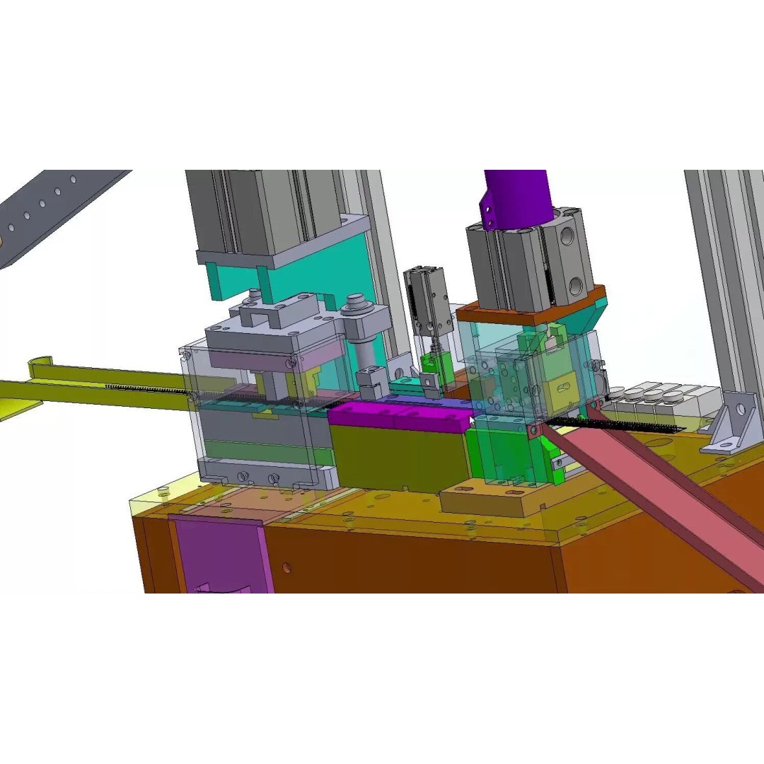 Terminal Cutting Machine 3D Model – Precision Automation for Electronics - View 7