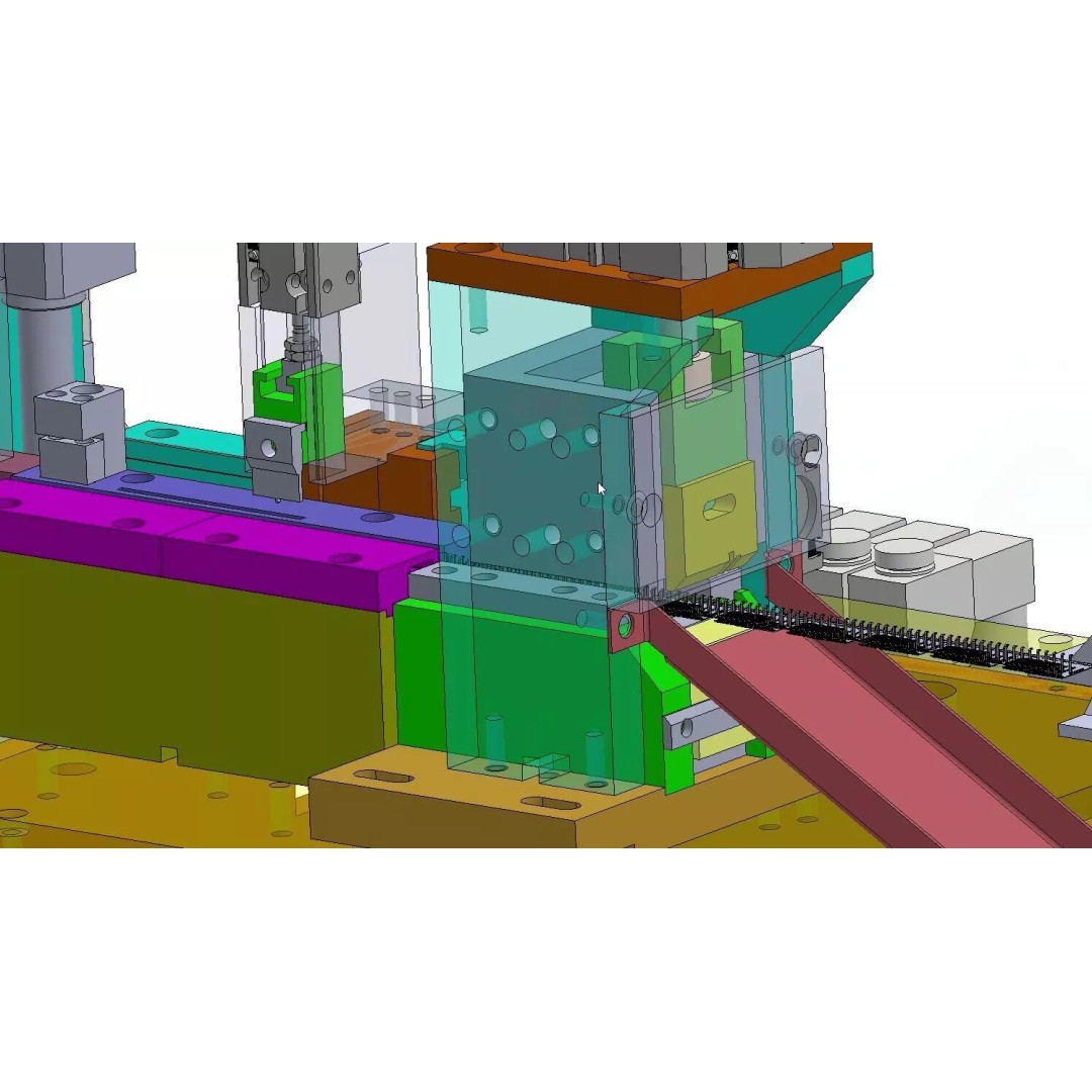 Terminal Cutting Machine 3D Model – Precision Automation for Electronics - View 9
