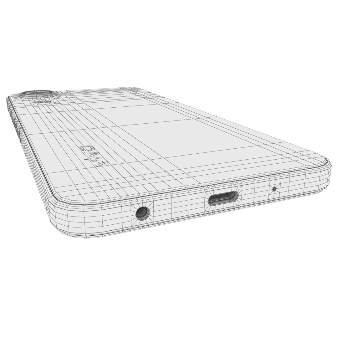 Vivo T5e Black And Blue 3D Model – High Poly Phone Asset, 3DS Max