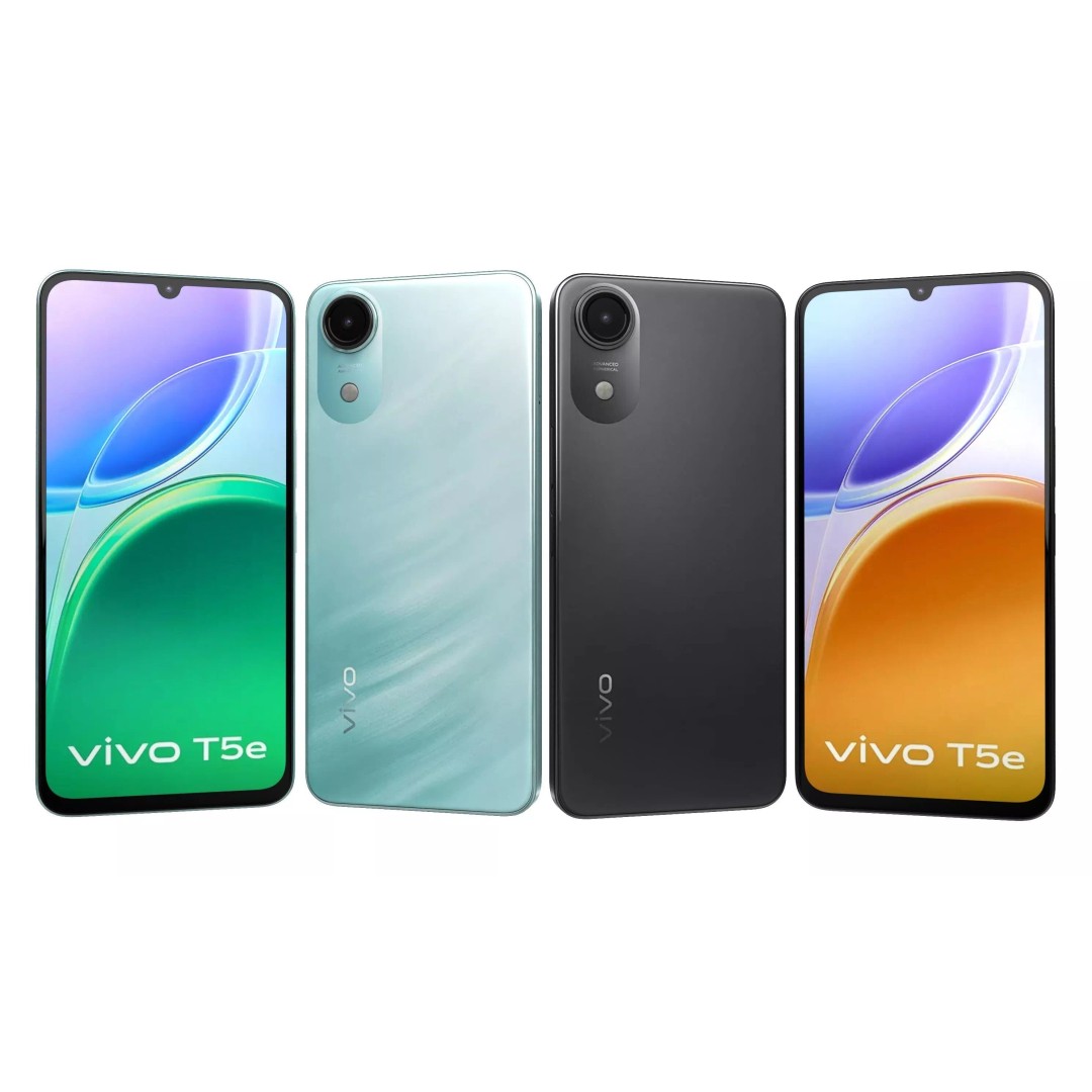 Vivo T5e Black And Blue 3D Model – High Poly Phone Asset, 3DS Max - View 2
