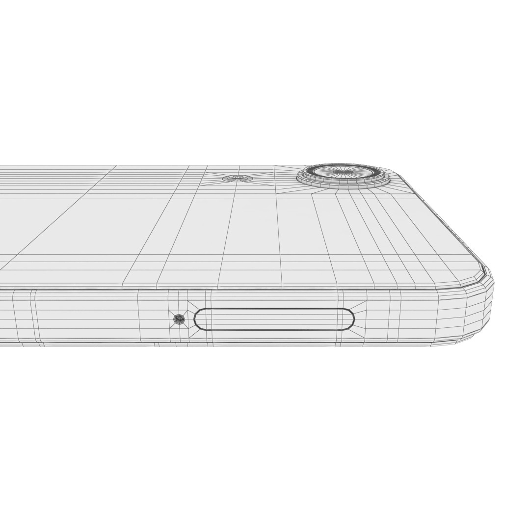 Vivo T5e Black And Blue 3D Model – High Poly Phone Asset, 3DS Max - View 22