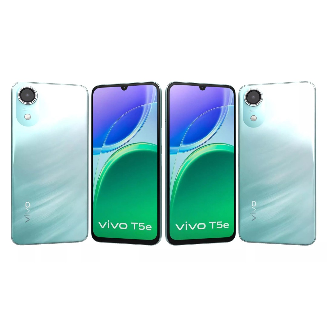 Vivo T5e Black And Blue 3D Model – High Poly Phone Asset, 3DS Max - View 3