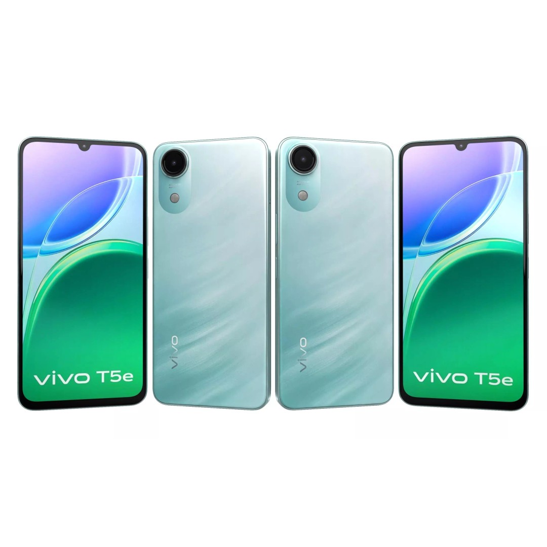 Vivo T5e Black And Blue 3D Model – High Poly Phone Asset, 3DS Max - View 4
